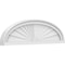 Ekena Millwork Elliptical Sunburst Architectural Grade PVC Pediment, 30"W x 8-1/2"H x 2"P PEDPS030X085ELL01 - alternate 1